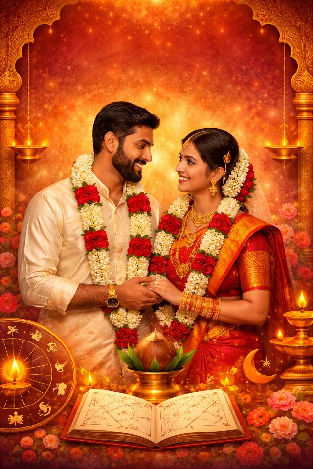 Happy married life through Thirumana Porutham and marriage compatibility